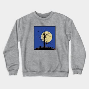 Cat Moon Gazing - (Autumn) Crewneck Sweatshirt